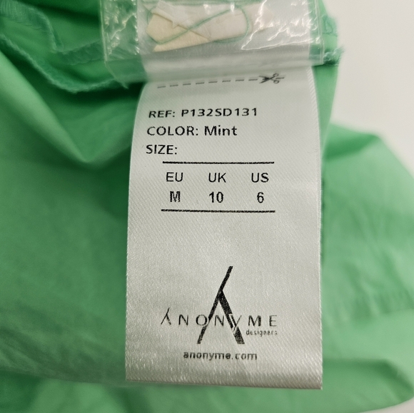 Anonyme Designers Mint Green Cotton Maxi Dress - Picture 10 of 12